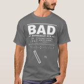 バークスデール空軍基地 BAD Tシャツ (正面)