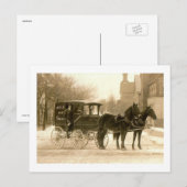 バークスミルク&アイスクリームワゴン，ハンブルクPAヴィンテージ ポストカード (正面/裏面)