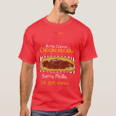 バークス郡チーズセテークス – ウ得ェソース。Tシャツ Tシャツ (正面)
