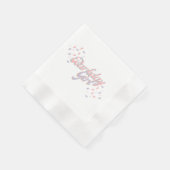 バークデイガールペーパーナプキン 縁ありカクテルナプキン (角)