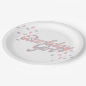 バークデイガール紙プレート ペーパープレート (アングル)