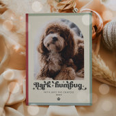 バークハマグ犬の写真クリスマスおもしろい シーズンカード