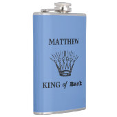 バークブルーおもしろいの王 フラスク (右)