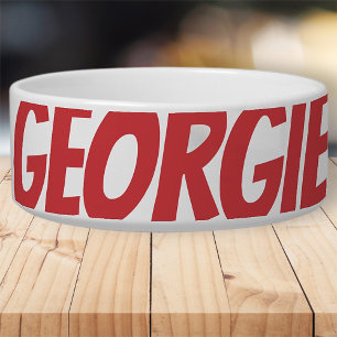 バークボスペットドッグモダンクールシンプルおもしろい ボウル