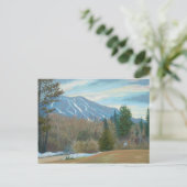 バークマウンテンインイーストバークバーモント ポストカード (スタンド正面)