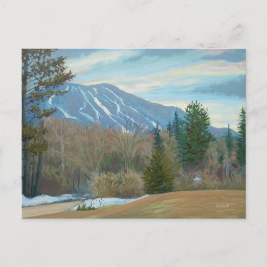 バークマウンテンインイーストバークバーモント ポストカード (正面)