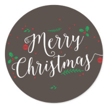 バークメリースでミスタントーのクリスマスホリデーステッカー