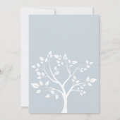 バークラシック(ユダヤ教の)バル・ミツバーダスティブルーツリーオブライフ 招待状 (裏面)