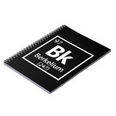 バークリウム – バークレー科学周期表 ノートブック (左側)