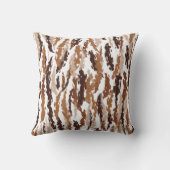 バークリー – 白絵を描上のアースートーンのストローク クッション (裏面)