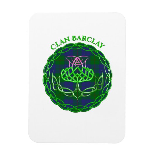 バークレイスコットランドタータンチェックケルトのアザミ マグネット (縦)