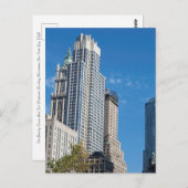 バークレイタワーマンハッタンニューヨークシティ ポストカード (正面/裏面)