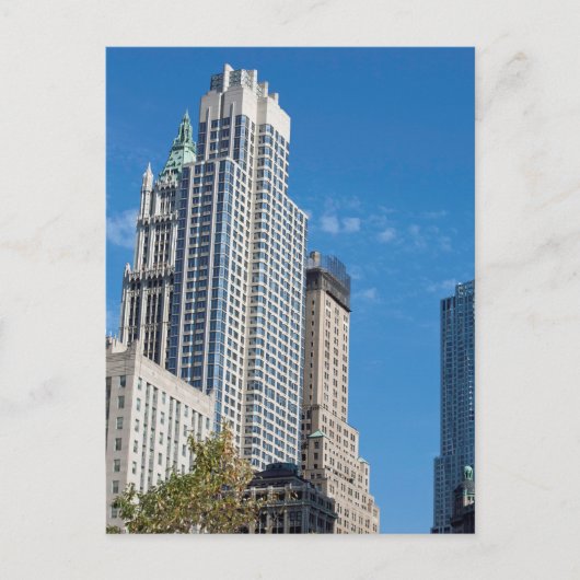 バークレイタワーマンハッタンニューヨークシティ ポストカード (正面)
