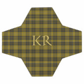 バークレイタータンチェックとイニシャルスコティッシュプレイド サッカーボール (フラット)