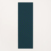 バークレイタータンチェックブルーグリーンプレイド ヨガマット (正面)