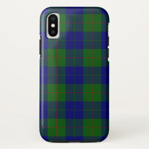 バークレイタータンチェックブルーグリーンプレイド iPhone XSケース