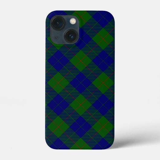 バークレイタータンチェックブルーグリーンプレイド Case-Mate iPhoneケース (裏面)
