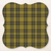 バークレイタータンチェック、スコットランド伝統プレイス ペーパーコースター (正面)