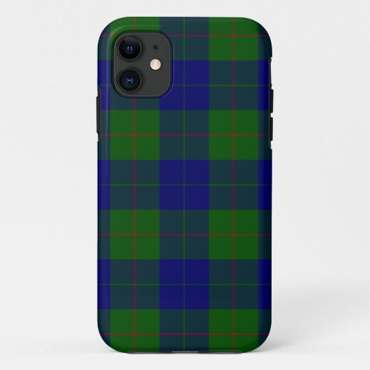 バークレイタータン ブルーグリーン チェック Case-Mate iPhoneケース (裏面)