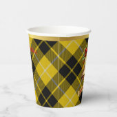 バークレイパーソナライズされたタータンチェッククリスマス 紙コップ (右)