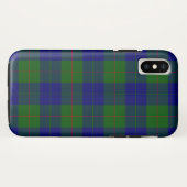 バークレイ タータン ブルー グリーン プリント Case-Mate iPhoneケース (裏面(横))