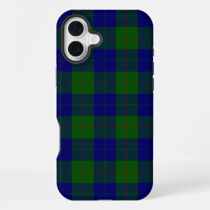 バークレイ タータン ブルー グリーン プリント iPhone 16 PLUSケース
