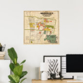 バークレーの地図 ポスター (ホームオフィス)