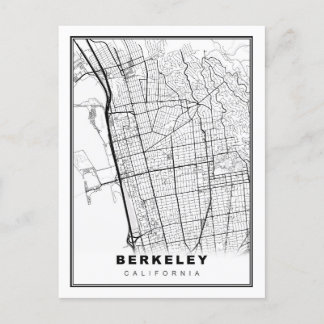 バークレーの地図 ポストカード