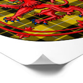 バークレードレスタータンチェックスコティッシュプレイド ポスター (角)