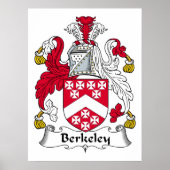 バークレー家紋 ポスター (正面)