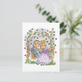 バークレー広場でナイチンゲールが歌った ポストカード (スタンド正面)