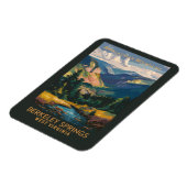 バークレー春イラストレーショントラベルアートヴィンテージ マグネット (左側)