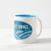 バークレー春ウェストバージニアアウトドア ツートーンマグカップ (正面右)
