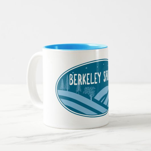 バークレー春ウェストバージニアアウトドア ツートーンマグカップ (正面左)