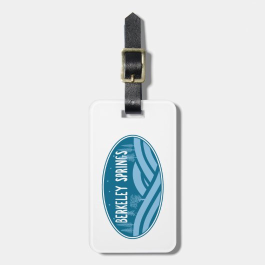 バークレー春ウェストバージニアアウトドア ラゲッジタグ (正面縦)