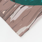 バークレー春ウェストバージニアイラストレーショントラベル フリースブランケット (角)