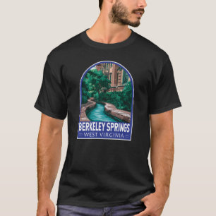 バークレー春ウェストバージニアイラストレーショントラベル Tシャツ