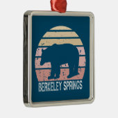 バークレー春ウェストバージニアレトロベア メタルオーナメント (右)