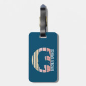 バークレー春ウェストバージニアレトロベア ラゲッジタグ (裏面縦)