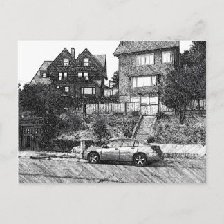 バークレー・ヒルズの木造住宅 ポストカード