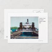 バークレー・フェリーボートトレードフェアのビュー ポストカード (正面/裏面)