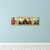 バーク家のトリプチチ、聖ヨハネ キャンバスプリント (インサイチュ (ウッドフロア))