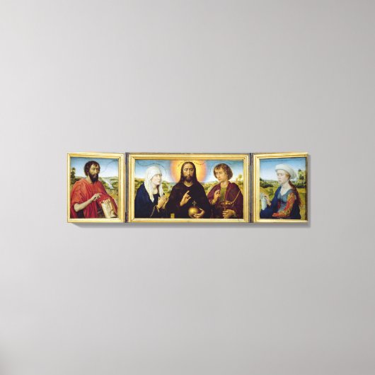 バーク家のトリプチチ、聖ヨハネ キャンバスプリント (正面)