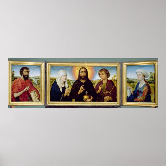 バーク家のトリプチチ、聖ヨハネ ポスター (正面)