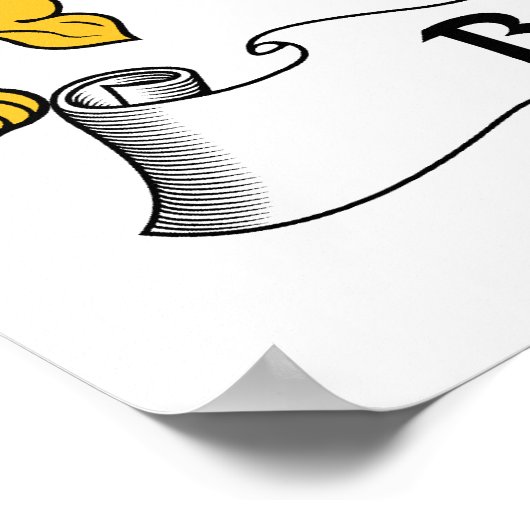 バーク家紋 ポスター (角)