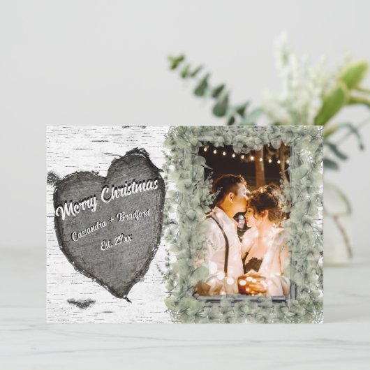 バーク素朴ウッドハート家族写真 シーズンカード (スタンド正面)