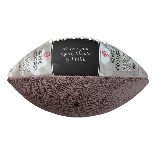 バーク素朴メリークリスマスグランドパフォトコラージュ アメリカンフットボール (回転270)