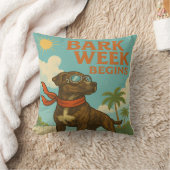 バーク・ウィーク開始：レトロ飛行版 クッション (ブランケット)