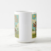 バーク・ウィーク開始：レトロ飛行版 コーヒーマグカップ (中央)