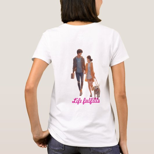 バーク&スタイルティー Tシャツ (裏面)